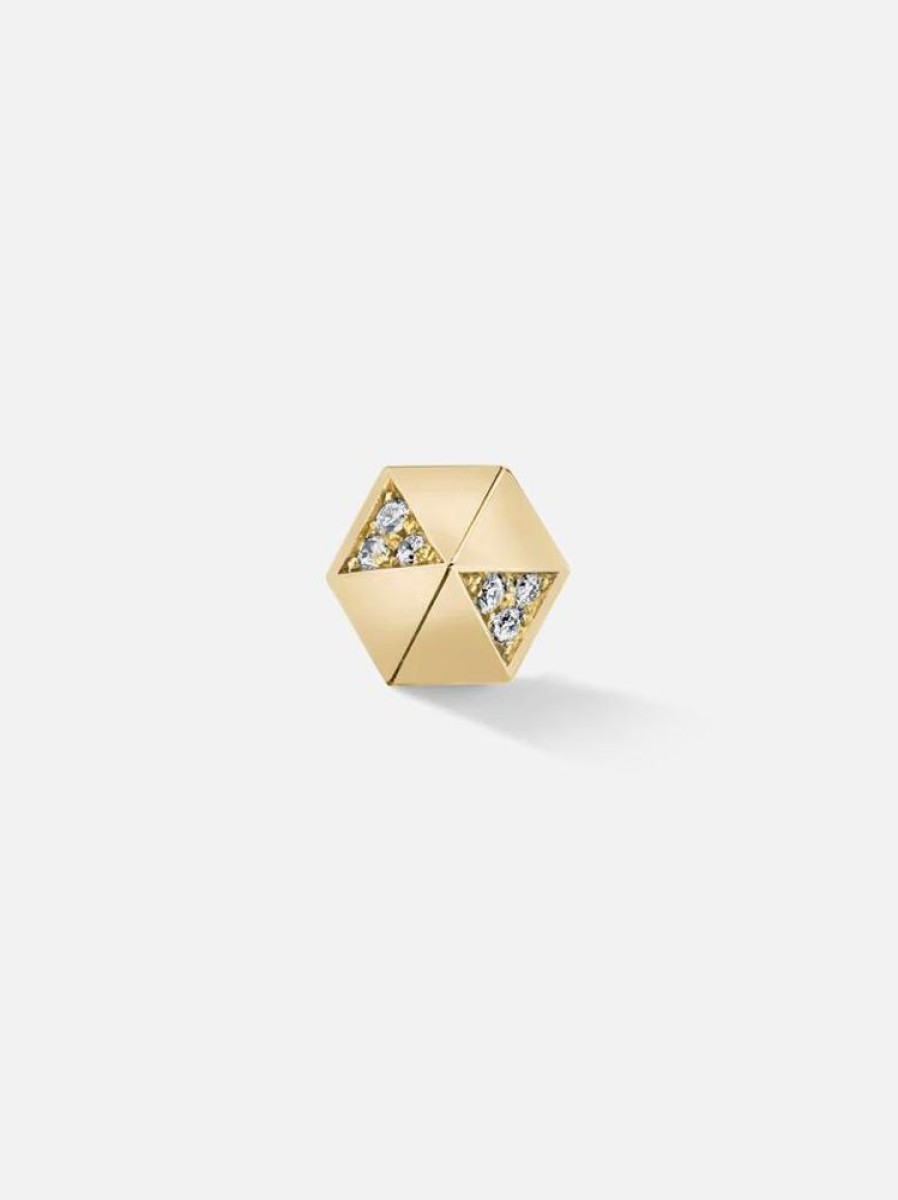 Jewelry Harwell Godfrey | Pyramid Stud Earring Single