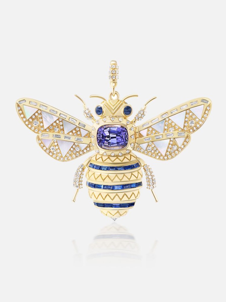 Jewelry Harwell Godfrey | Queen Bee Pendant Tanzanite