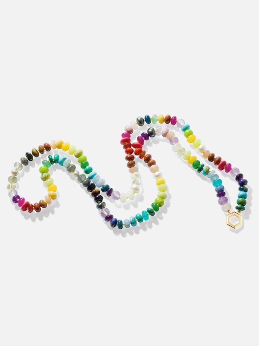 Jewelry Harwell Godfrey | 32" Rainbow Bead Foundation Necklace