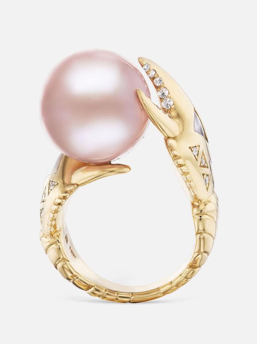 Jewelry Harwell Godfrey | Pink Pearl Claw Ring