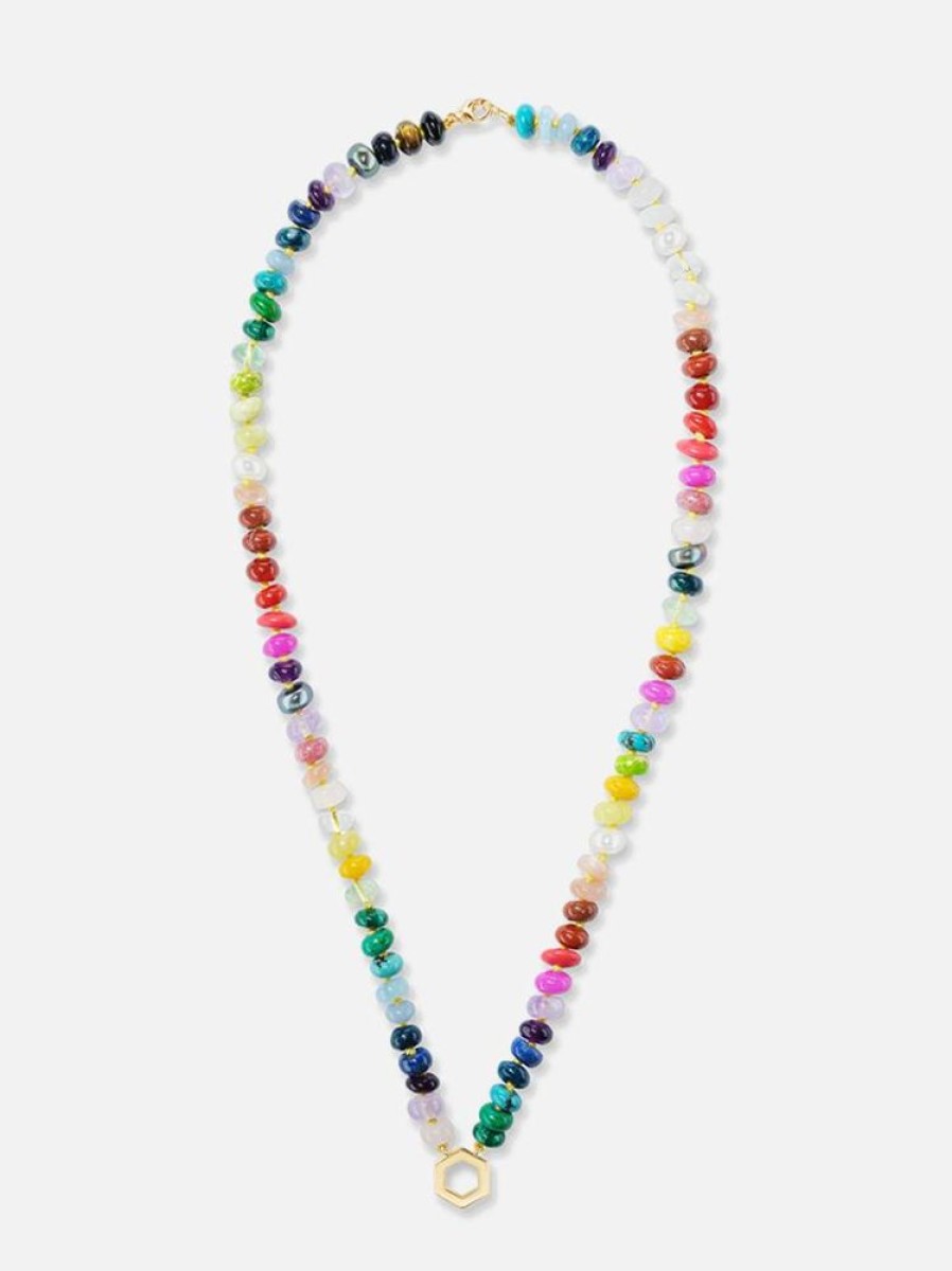 Jewelry Harwell Godfrey | 22" Rainbow Bead Foundation Necklace