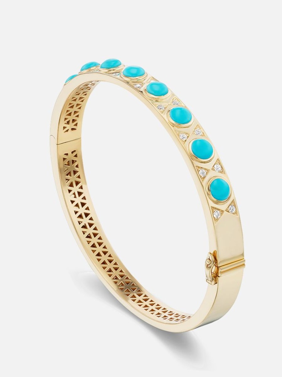 Jewelry Harwell Godfrey | Turquoise Cabochon Bangle