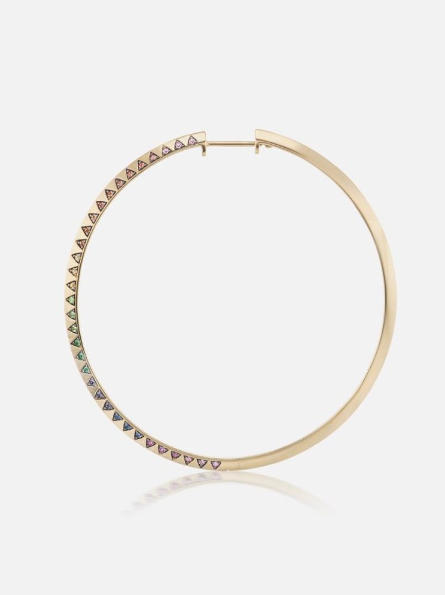 Jewelry Harwell Godfrey | Skinny Talisman Hoop Earrings