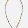 Jewelry Harwell Godfrey | Rainbow Gemstone Tennis Necklace