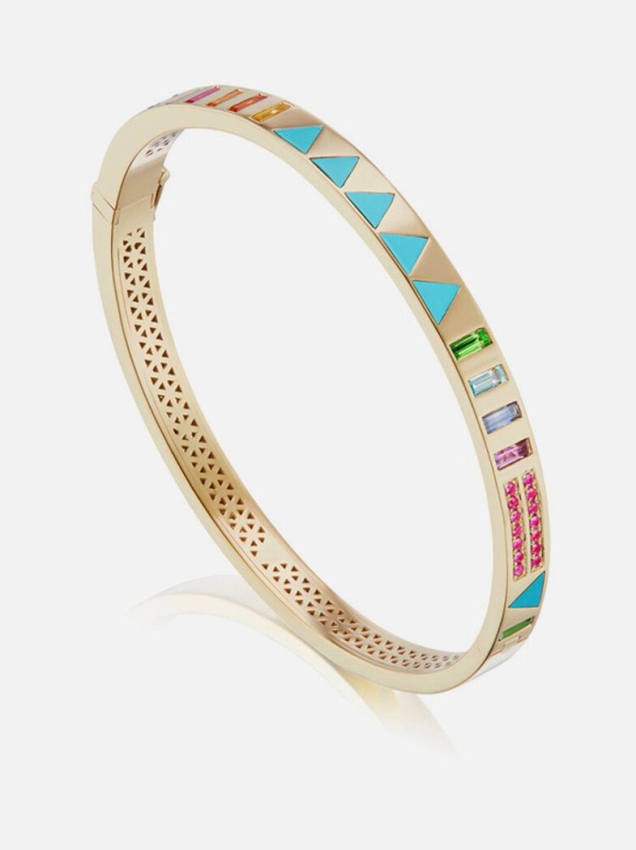 Jewelry Harwell Godfrey | Juju Bangle - Triangle Inlay