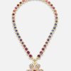 Jewelry Harwell Godfrey | Poppy Pendant Garnet Tennis Necklace Set