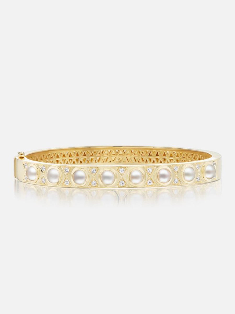 Jewelry Harwell Godfrey | Pearl Cabochon Bangle