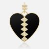 Jewelry Harwell Godfrey | Black Onyx Heart To Benefit Naacp