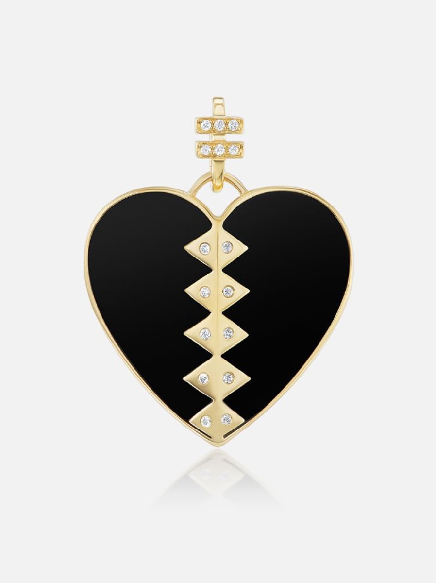 Jewelry Harwell Godfrey | Black Onyx Heart To Benefit Naacp