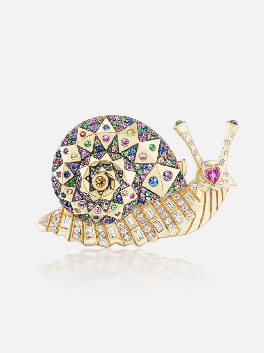 Jewelry Harwell Godfrey | Snail Brooch